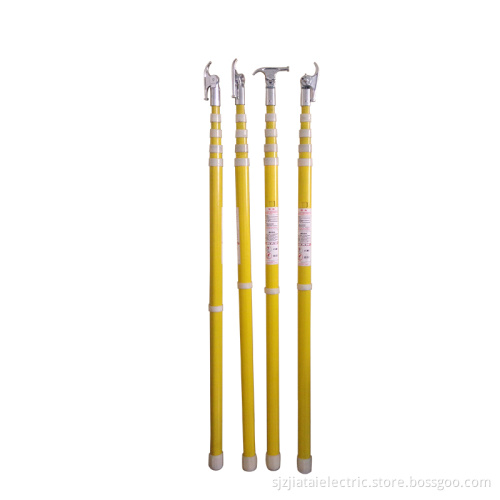 Telescopic High Voltage Triangle Operating Rod Stick
